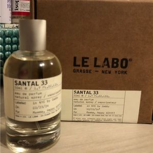 Santal 33 by Le Labo.  100% authentic 50 ML